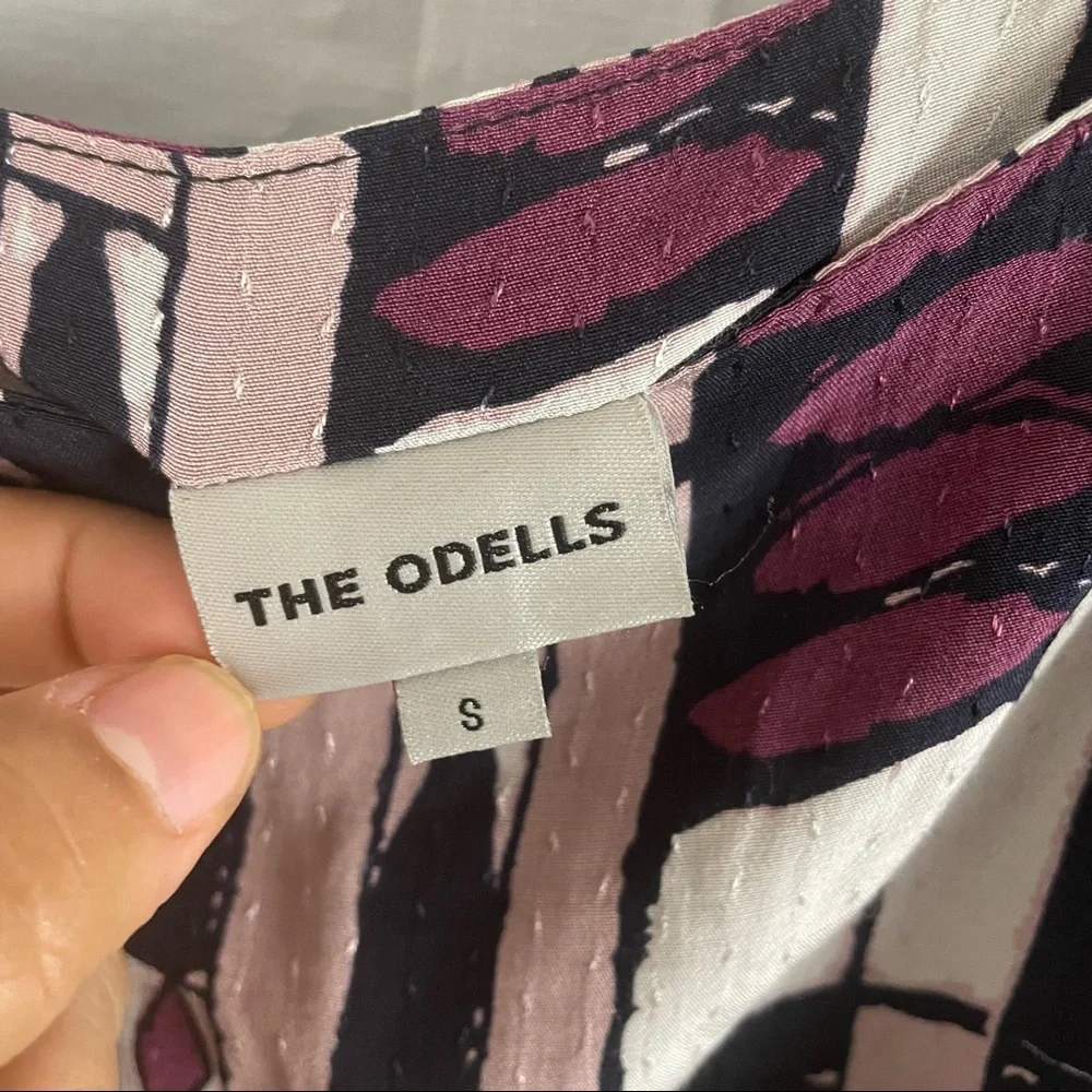 Anthropologie The Odells abstract print elastic waist women’s Size Small